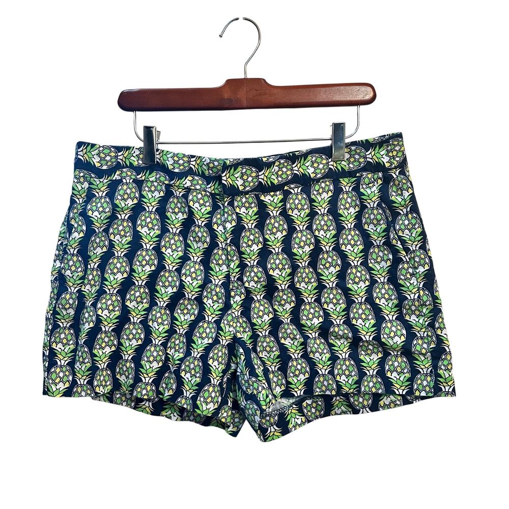 Banana Republic Women’s Size 12‎ Navy Blue Pineapples Waist 34”